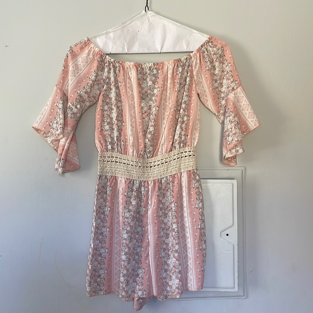 off the shoulders romper